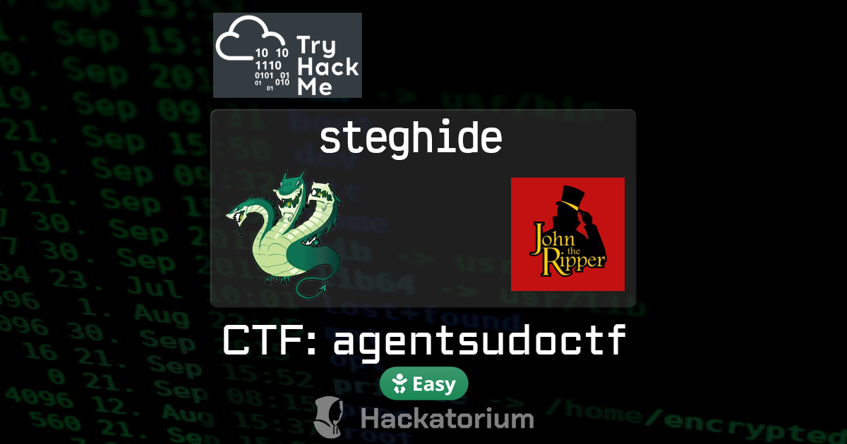 TryHackMe agentsudoctf room
