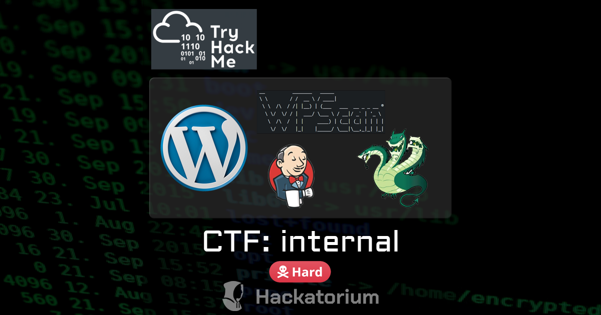 TryHackMe Internal room