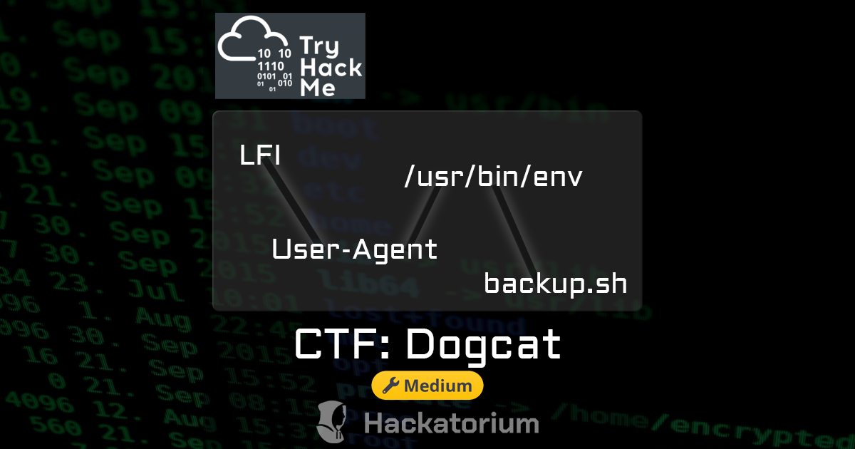 TryHackMe CTF: Dogcat