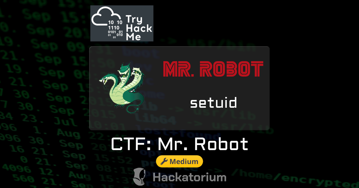 TryHackMe CTF: Mr. Robot